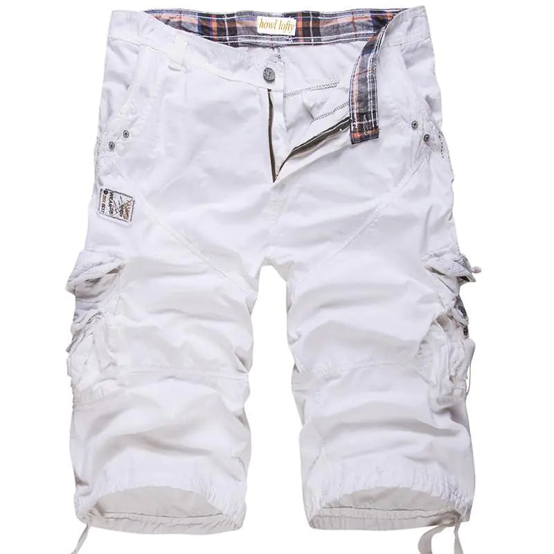 2018 New Cotton Men's Loose Cargo Shorts