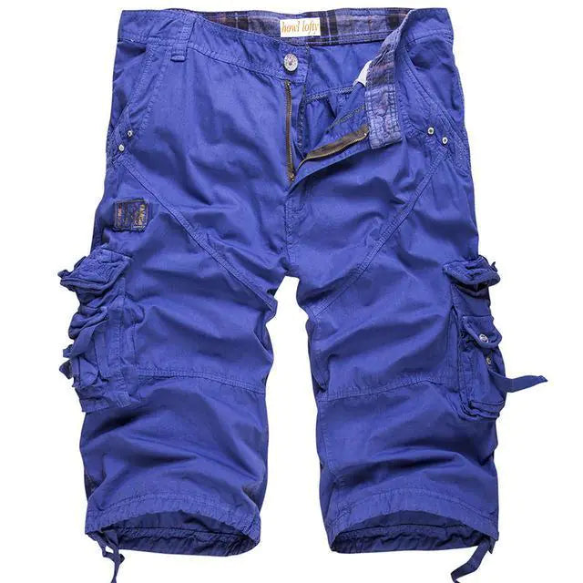2018 New Cotton Men's Loose Cargo Shorts