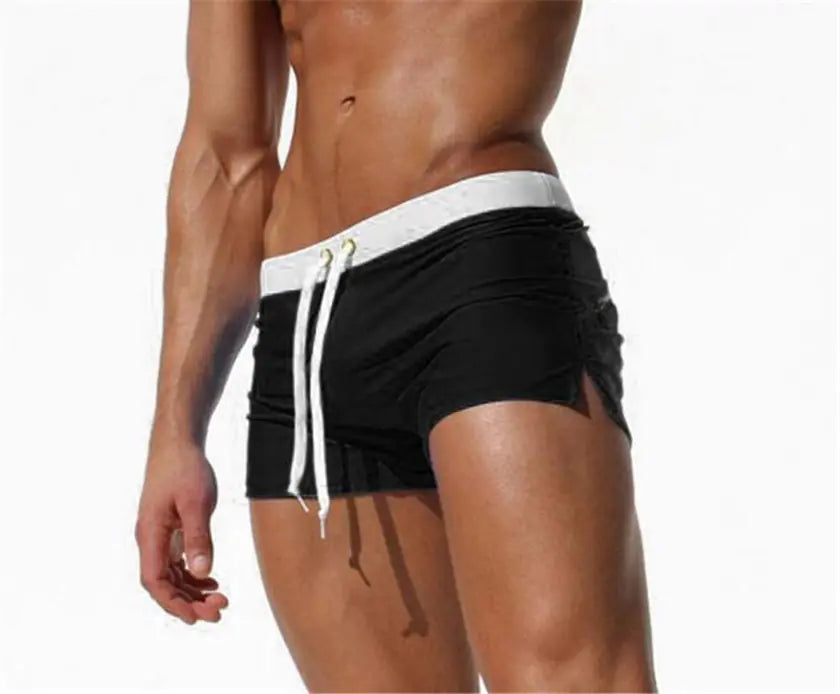 Men's Stylish Low Waist Quick-Dry Swim Shorts