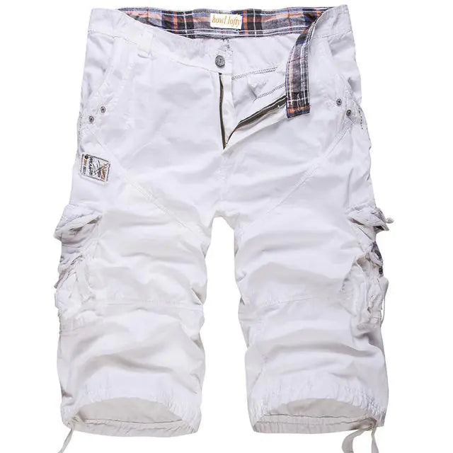 2018 New Cotton Men's Loose Cargo Shorts