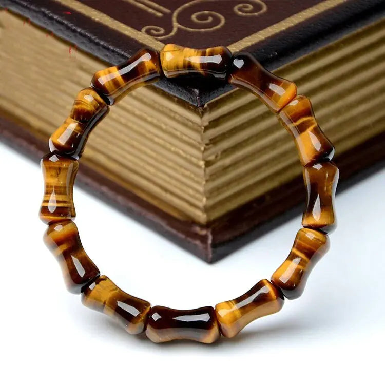 Natural Tiger Eye Bead Bracelet for Men and Women