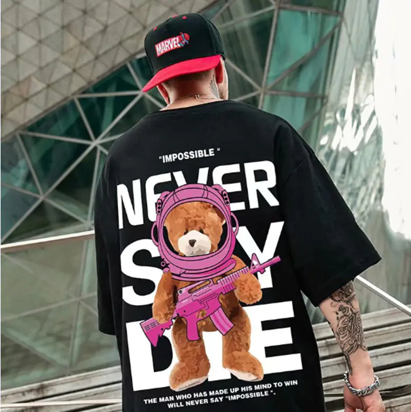 Men's Cotton Gym Basketball T-Shirt - Vintage Y2K Style