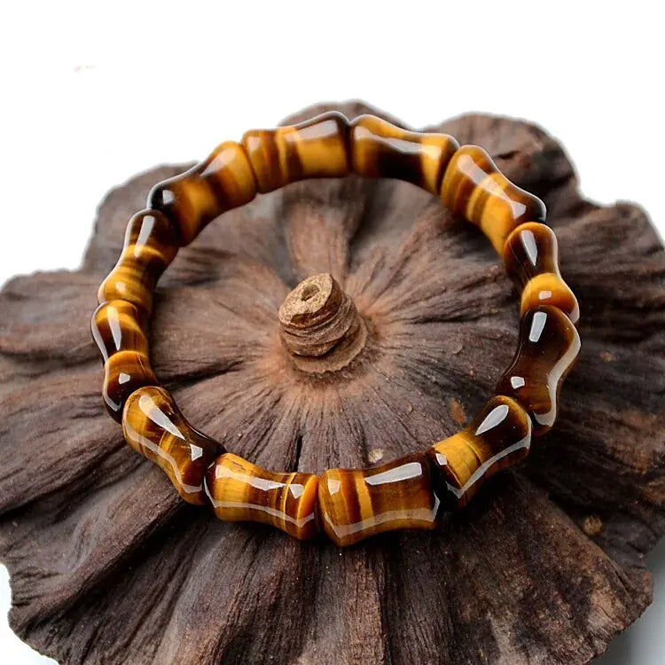 Natural Tiger Eye Bead Bracelet for Men and Women