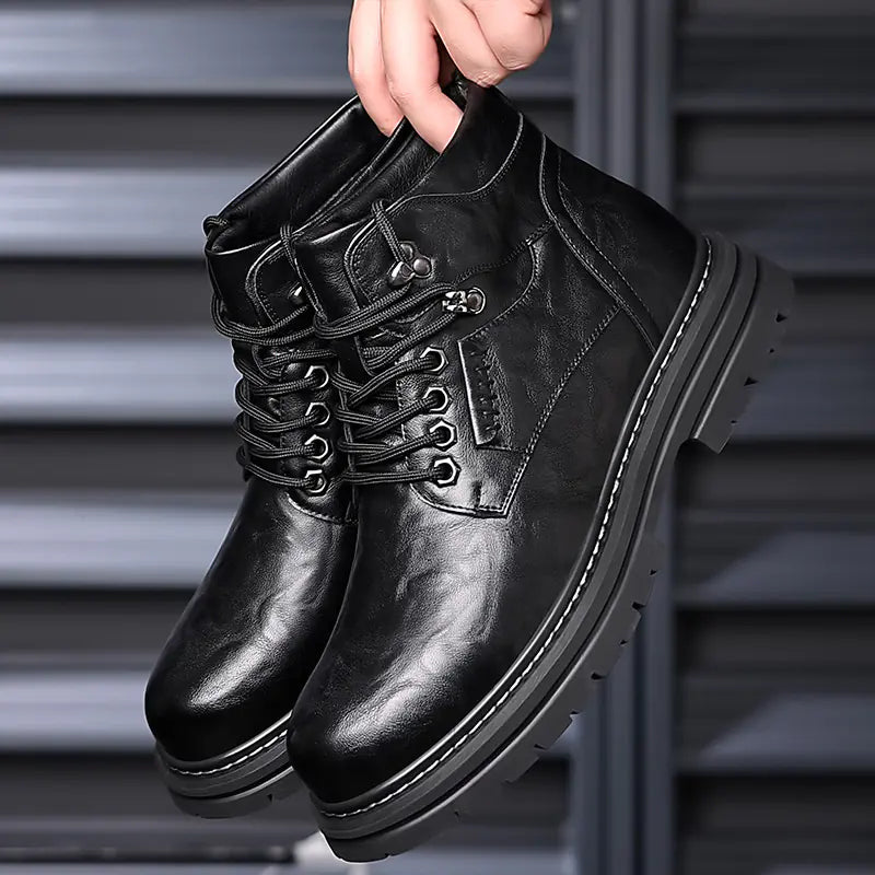 Men's British Style High-top Fashion Boots