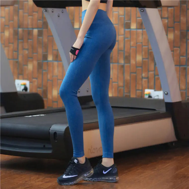 Seamless High-Stretch Yoga and Running Pants