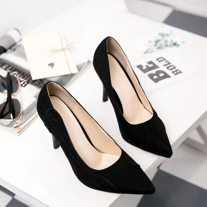 Pointed Toe Plus Size High Heels