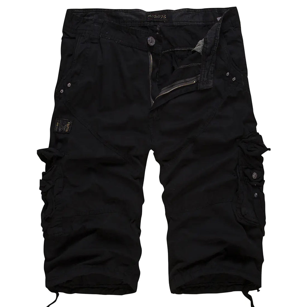 2018 New Cotton Men's Loose Cargo Shorts