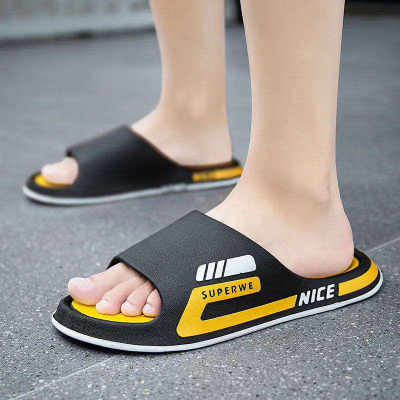 Men's Anti-Slip Casual Beach Slippers and Indoor Shoes