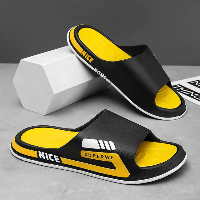 Men's Anti-Slip Casual Beach Slippers and Indoor Shoes