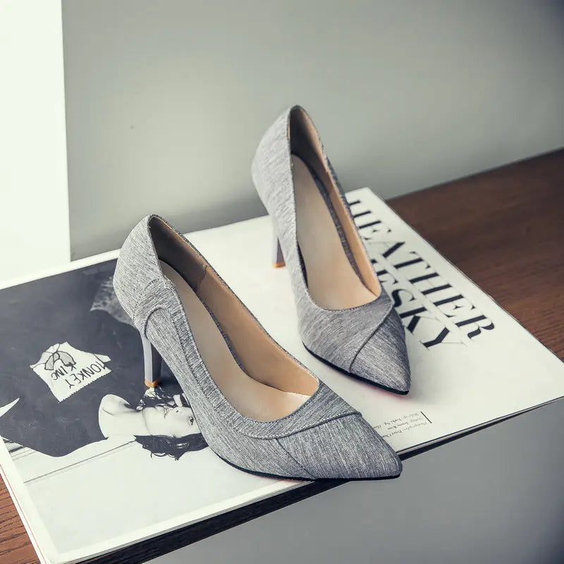 Pointed Toe Plus Size High Heels