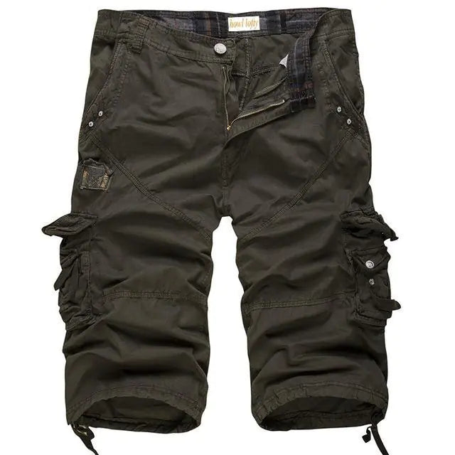 2018 New Cotton Men's Loose Cargo Shorts