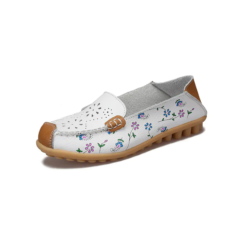 Hollow Dot Shoes for Moms - Flat Style