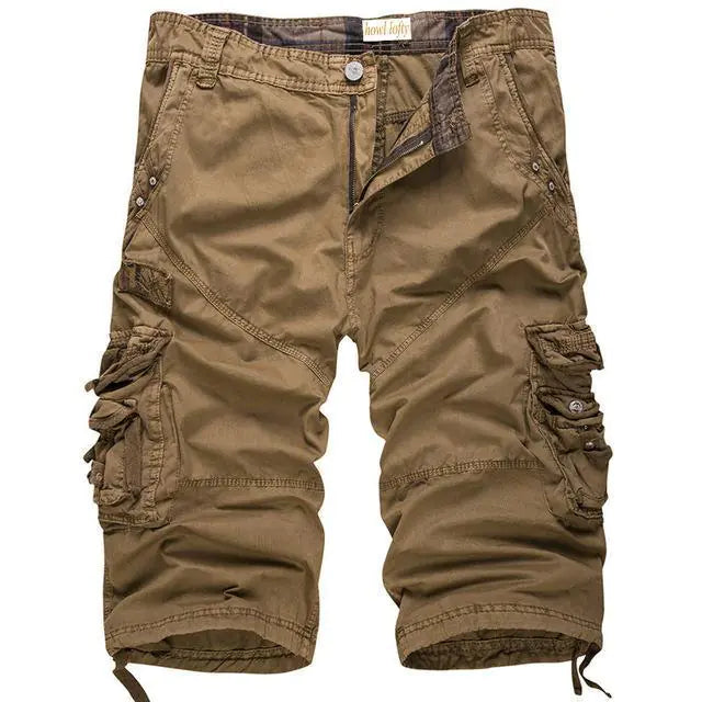2018 New Cotton Men's Loose Cargo Shorts