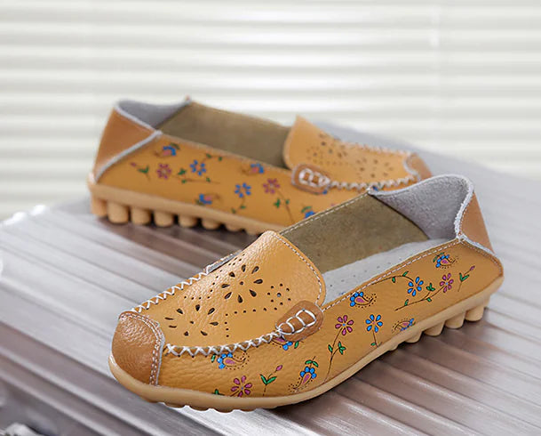 Hollow Dot Shoes for Moms - Flat Style