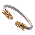 Stainless Steel Wire Rope Open-ended Bracelet