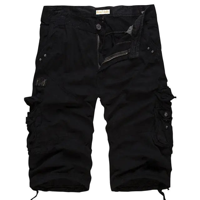 2018 New Cotton Men's Loose Cargo Shorts
