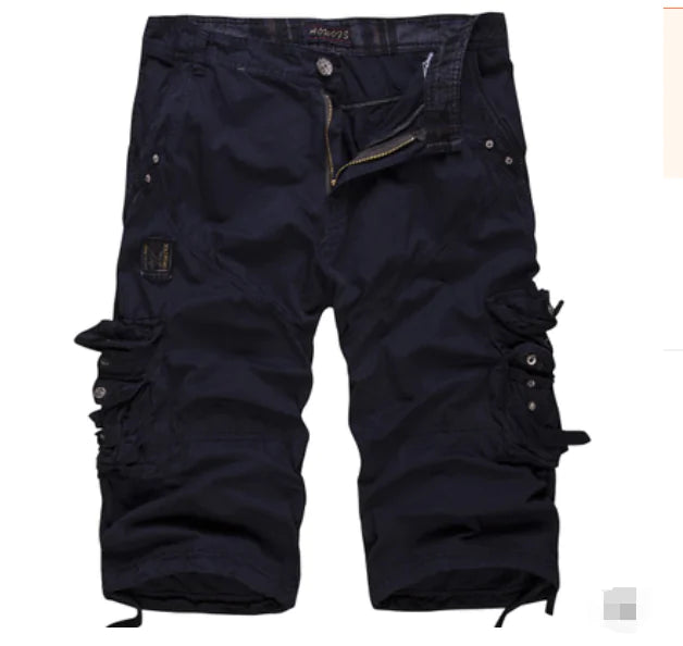 2018 New Cotton Men's Loose Cargo Shorts