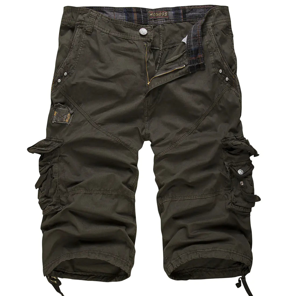 2018 New Cotton Men's Loose Cargo Shorts