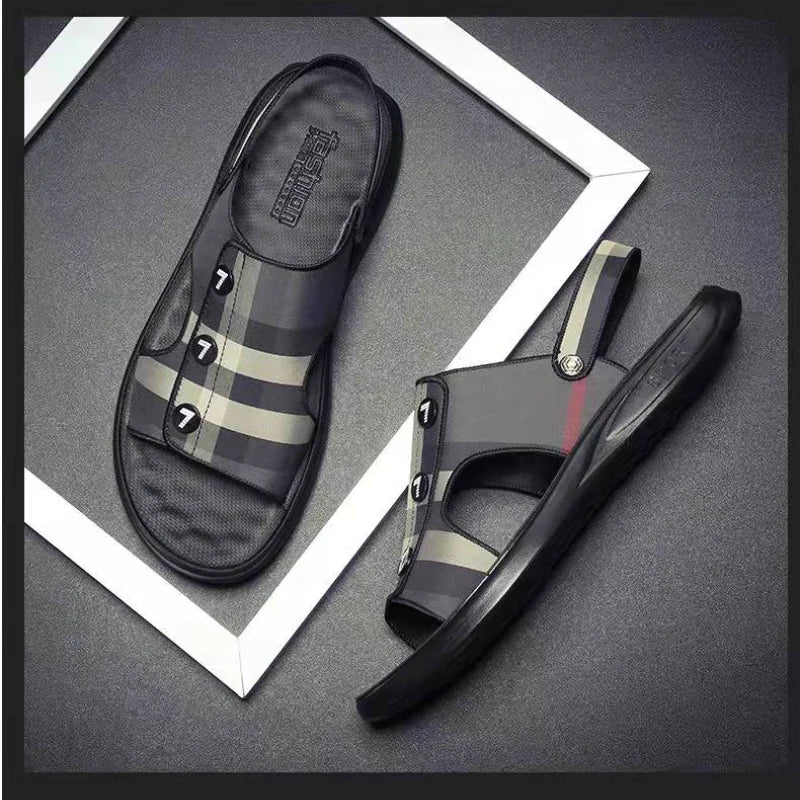 Men's Summer Sandals Non-slip Beach Flip Flops (Size 38-48)