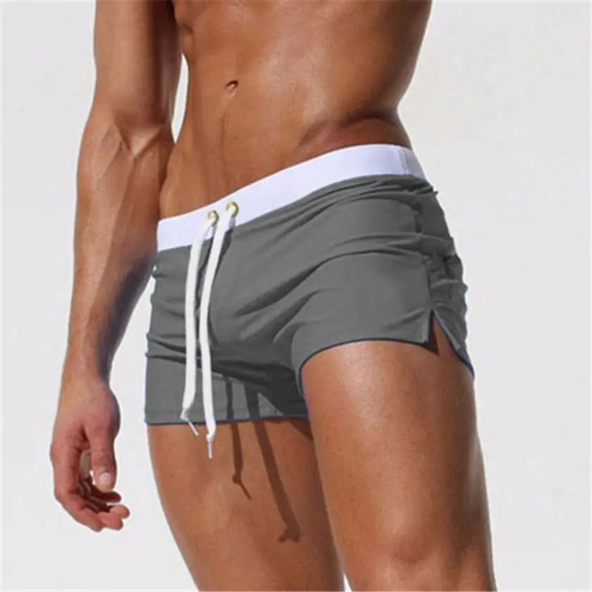 Men's Stylish Low Waist Quick-Dry Swim Shorts