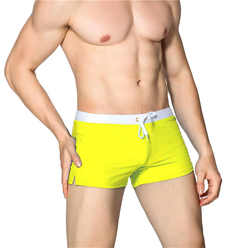 Men's Stylish Low Waist Quick-Dry Swim Shorts