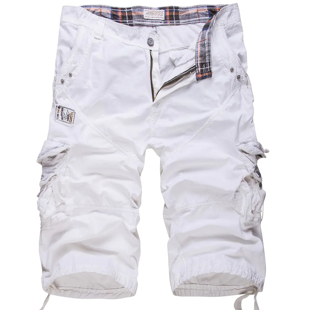 2018 New Cotton Men's Loose Cargo Shorts