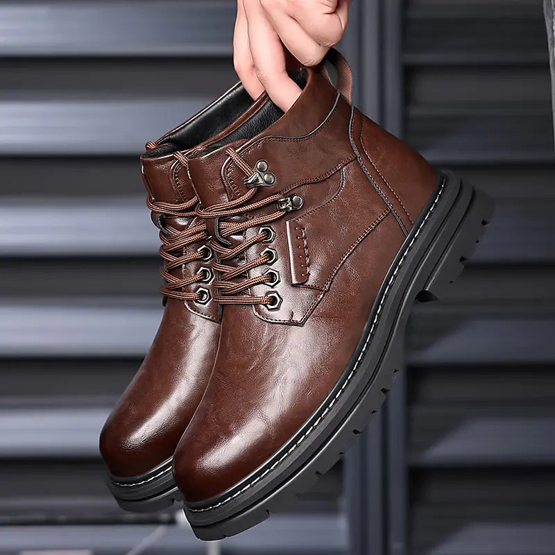 Men's British Style High-top Fashion Boots