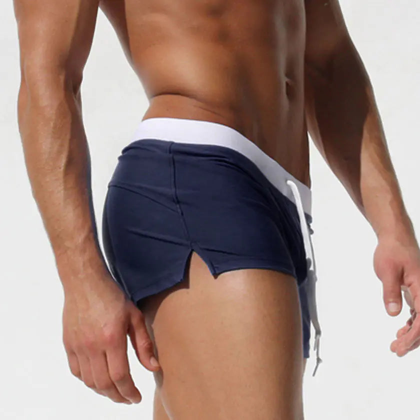 Men's Stylish Low Waist Quick-Dry Swim Shorts